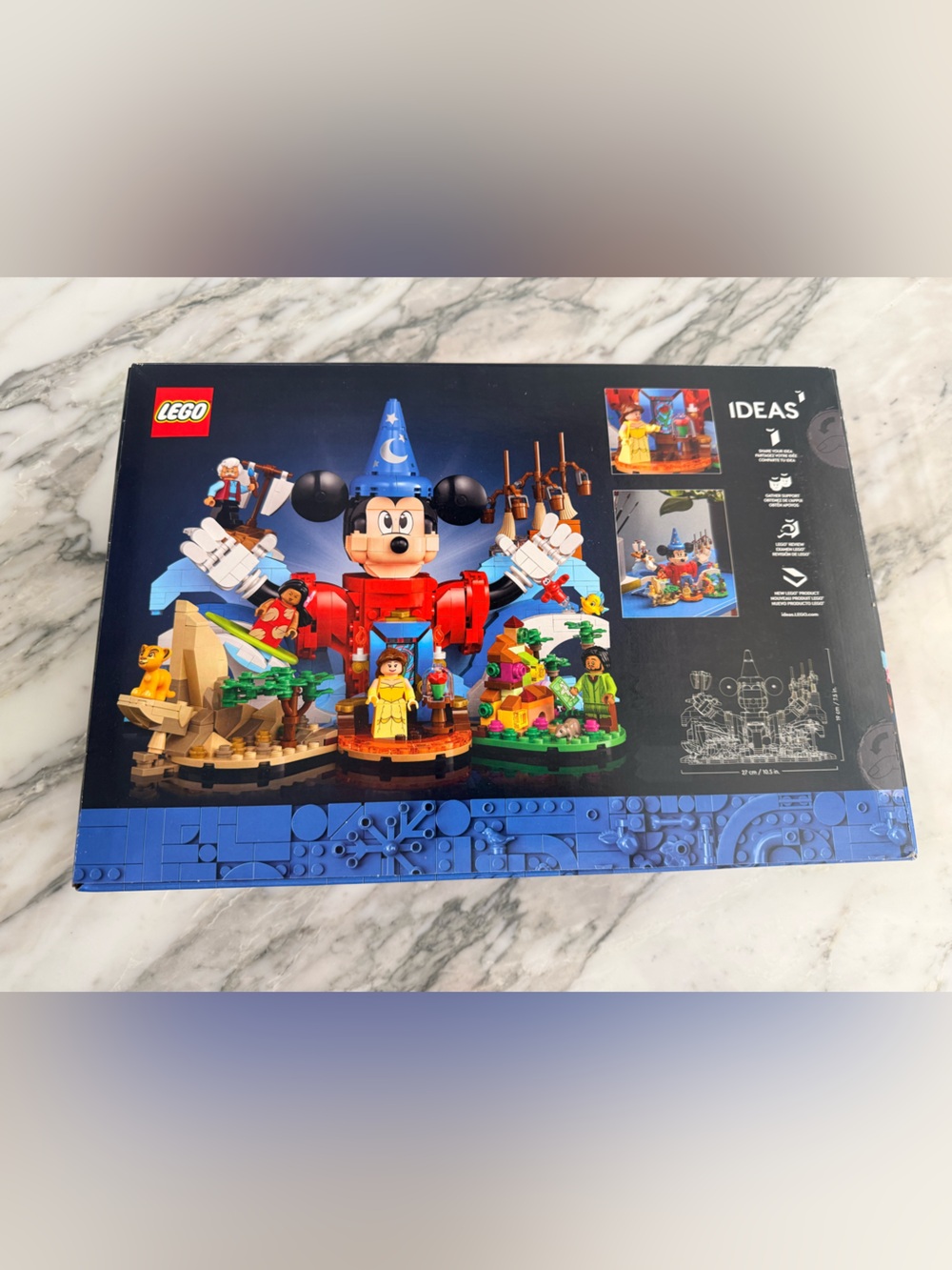 Lego Disney Sorcerer Mickey Buildable Figure - Blue, Red, Black
